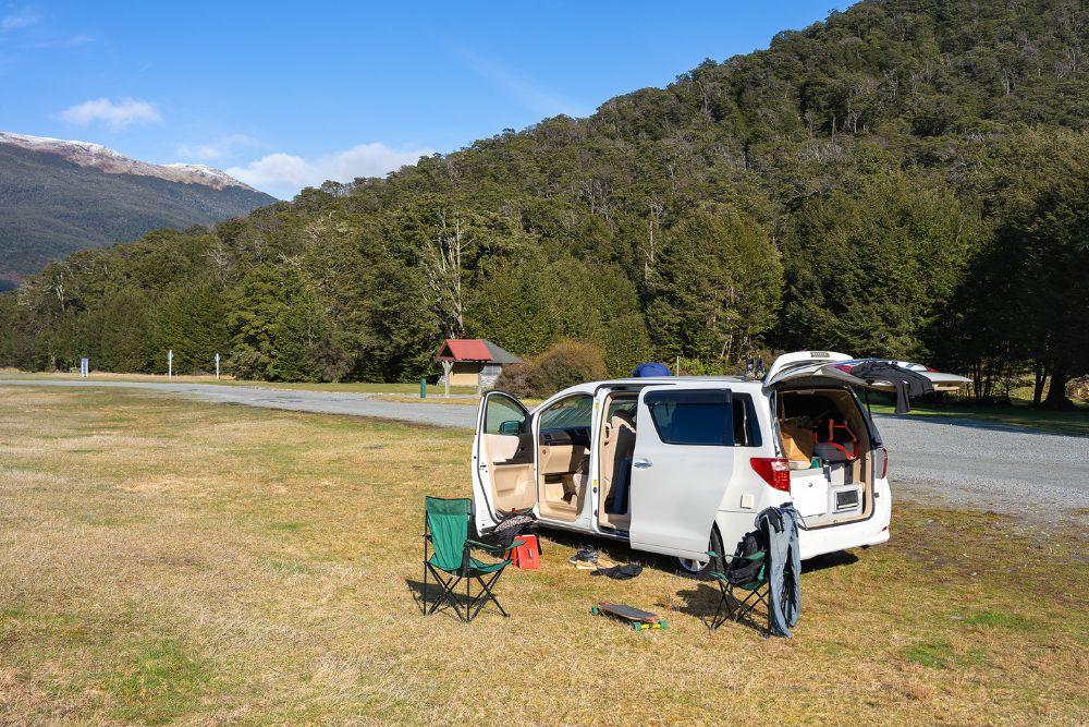 Happy Sleeper Interior Layout Campervan Hire New Zealand 5